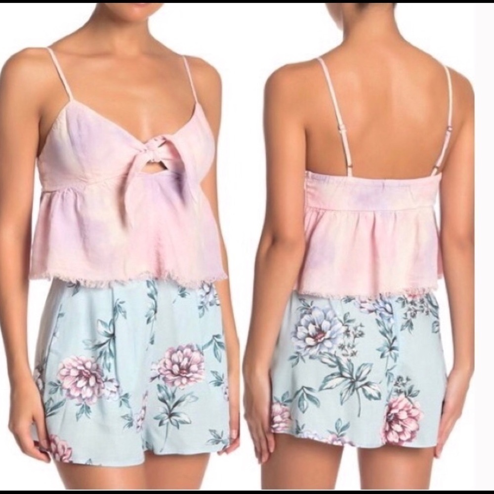 Show Me Your Mumu Valerie Tie-Dye Knotted Tank One Size Fits Most